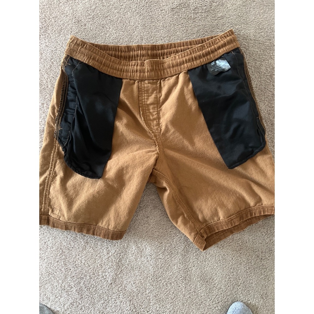 Billabong Mens Corduroy Mike Drawstring Shorts Brown Elastic Waist  Large - Picture 5 of 11